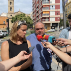 Los concejales de ERC Maria Roig y Jordi Fortuny detallaron ayer las acciones judiciales tomadas.