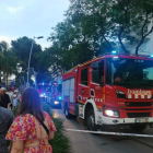 Bomberos desplazó hasta 5 dotaciones al lugar de los hechos.