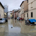 Zones inundades a Faenza, una de les ciutats més afectades per la inundació del riu Lamone.