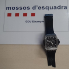 Un rellotge de luxe valorat en 20.000 euros recuperat pels Mossos d'Esquadra.