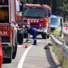 Imagen de la N-420 en Marçà (Priorat), donde ocurrió el accidente mortal.