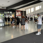 Cola en el Centro de Atención al Cliente de la estación de autobuses del pasado viernes por la tarde.