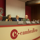 El presidente del Tomb de Reus, Jacint Pallejà, durante su intervención.