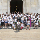 En total, a Tarragona, han arribat una cinquantena de nois i noies.