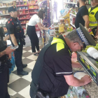 Una de les inspeccions en un comerç de menjar.