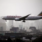 Fotografia d'arxiu d'un avió de Ethiopian Airlines a Manila.