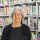 Cristina Garreta, este martes, en la Biblioteca Xavier Amorós.