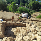 Pla general de les excavacions de la URV al poblat ibèric de l'Assut de Tivenys.