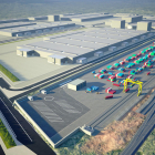 Imagen virtual de la segunda fase de las obras de la PortTarragona Terminal Guadalajara-Marchamalo.