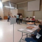 Imagen de uno de los colegios electorales por el 28-M de Valls.