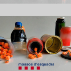 Les llaunes modificades intervingudes pels Mossos a Girona.