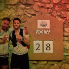 Fotografia de Jordi Santacana del guanyador, Eric Priego (a la dreta) i José Manuel Ruiz, el segon classificat (a l'esquerra).