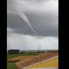 Capten un tornado al Delta de l'Ebre
