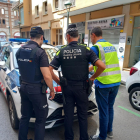 Imatge del dispositiu policial a Tarragona.