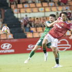 Pablo Fernández durant el partit contra l'Arenteiro.