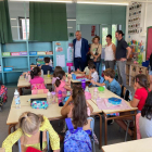 El delegado del Govern ha visitado esta mañana la escuela Antoni Vilanova de Falset