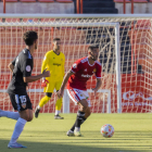 Borja Martínez va ser un dels jugadors més destacats durant el partit d'entrenament d'ahir.