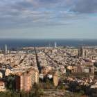 Panoràmica de la ciutat de Barcelona.