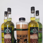 Imagen del barrilet y la botella de Chartreuse dedicada a las fiestas de Santa Tecla 2023.
