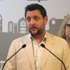 L'alcalde de Tarragona, Rubén Viñuales, en roda de premsa.