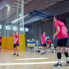 Los jugadores del CV SPiSP durante un entrenamiento.