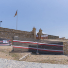 Las obras de rehabilitación del Fortí de Sant Jordi empezaron a principios del pasado julio.