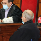 Christian Arson, el segundo acusado de formar parte de una red de pornografía infantil, destapada en 2015 en Tortosa, en el banquillo de los acusados en la Audiencia de Tarragona, donde declara el último día de juicio.