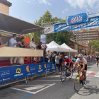 Imagen de la llegada a Reus de la Vuelta Ciclista a Tarragona.