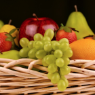 Imagen de una cesta de frutas.