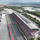 Les plaques solars que s'han instal·lat al Circuit de Catalunya.