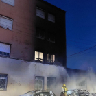 Imatge de l'actuació dels Bombers a Llorenç del Penedès.