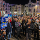 La manifestació va tenir menys seguiment que dilluns passat.