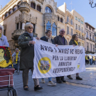 Imatge d'una mobilització dels Avis i Àvies de Reus per la Llibertat.