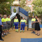 Roda de premsa de presentació del Pla intensiu de neteja i manteniment de les zones de jocs infantils.