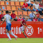 Andy Escudero va marcar el seu primer gol amb el Nàstic contra el Sabadell.