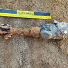 Imatge de la granada de morter localitzada a Tarragona.