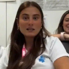 Captura del video donde la enfermera se queja de tener que sacarse el C1 de catalán para opositar en Cataluña.