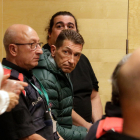 El acusado de estrangular a la mujer en Lloret de Mar. Foto del juicio en la Audiencia de Girona.