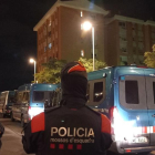Imatge de les patrulles de Mossos al barri de Campclar, a Tarragona.