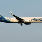 Imagen de archivo de un avión Alaska Airlines.