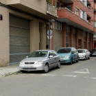 Carrer Sifó de Lleida on aquesta matinada han mort un taxista a ganivetades.