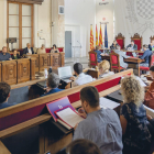 Imatge de la sessió extraordinària del Consell Plenari que es va celebrar ahir al Saló de Plens de l'Ajuntament de Tarragona.