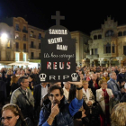 Imatge de la manifestació a Reus contra la pujada d'impostos.