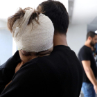 Civils atrapats a l'interior del complex hospitalari Al-Shifa, a la Franja de Gaza.