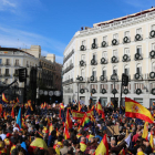 Manifestación del PP contra la amnistía en la Puerta del Sol de Madrid.