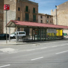 Imatge d'una parada del servei de transport comarcal de la Conca de Barberà.