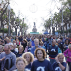 Cerca de 1.000 personas participaron en la caminata que dio inicio a la Rambla Nova.