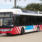 Imatge d'un dels autobusos d'hidrogen verd estrenats a Tarragona.