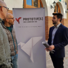 El regidor de Joventut de l'Ajuntament de Reus, Daniel Marcos, en la presentació del projecte Prototip[s].