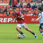 Imatge de Pablo Fernández en un partit amb el Nàstic.